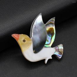 Brooches Cute Fashion Shell Splicing Birds Brooch For Women Men Sweater Scarf Buckle Suit Lapel Pins Fine Gifts