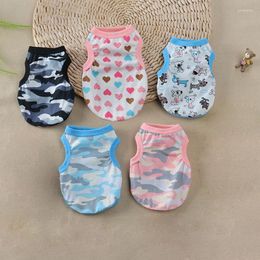 Dog Apparel Pet Clothes For Cat Vest T Shirts Costume Cotton Small Dogs Chihuahua Cool Puppy's Kitten's 25