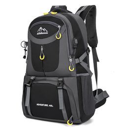 School Bags Black Mountaineering Rucksack For Man Youth Sports Back Pack Multifunction Luggage Backpack Women Hiking Travel Packbag Male 230817