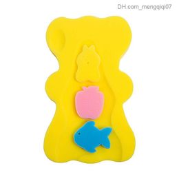 Bathing Tubs Seats Home Seat foam Cushion Bath Cushion Safety Baby Care Bracket Baby Newborn Body Support Non slip Shower Cute Bear Soft Sponge Z230817