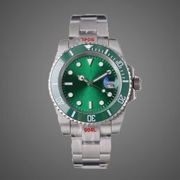 Vintage Design Mens Watches Factory Directly Supply Fashion 40mm Green Dial Watch Durable Stainless Steel Wrist Watch Waterproof Luminous 2813 Movement Watchs