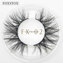 False Eyelashes Foxyfox Wholesale 18mm 5D Mink Eyelashes False Eyelashes Crisscross Natural Long Lashes Makeup 3D Mink Lashes Extension Eyelash HKD230817