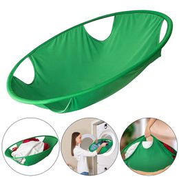 Laundry Bags 21 27inch Foldable Hamper Basket Creative Portable Clothes Storage Bag Oval Tub Home Dryer Helper 230816