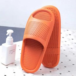 Slipper Comfy Bathroom Non-Slip Slippers Thick Soft Sole Indoor Slide Sandals Summer Casual Platform Men Women Home Shoes