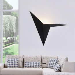 Wall Lamp Modern Triangle Shape LED Nordic Indoor Light Living Room Lights 3W AC85-265V Simple Home Decor Lighting Fixtures