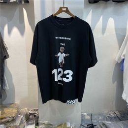 Men's T-Shirts Good Quality Oversized RRR123 T Shirt Men 1 1 Vintage Summer Style RRR 123 Women Vintage Shirts Streetwear Tops Mens Clothing