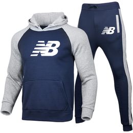 Tracksuit Set Two Piece Male Sports Wear Fashion Jogging Suit Autumn Winter Man Outfits Gym Cloth