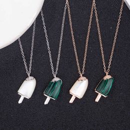 Fashion Necklace Bvlga jewelry brand designer women's New Korean 925 silver Baojia ice cream Necklace cone pendant chain Valentine's Day gifts accessories