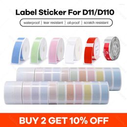 Niimbot Printing Label Paper Waterproof Anti-Oil Tear-Resistant Price Colour Sticker Roll D110