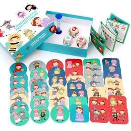 Sports Toys Logic Game Educational Children Matching Character Pattern Color Tabletop Memory Concentration Training Toy 230816