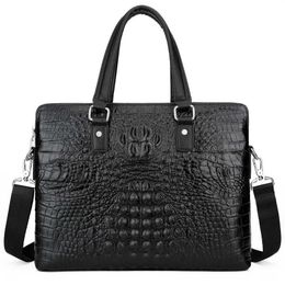 Men's bag leather briefcase men's handbag business first layer leather leisure men's single shoulder bag 230817