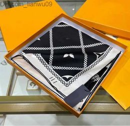 Scarves 12 1style Silk Scarf Head Scarfs For Women Winter Luxurious Scarf High End Classic Letter pattern Designer shawl Scarves New Gift Easy Above Z230818