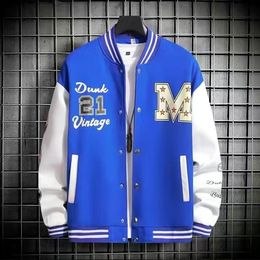 Mens Jackets Los Angeles California USA City Retro Letter Clothes Loose Fashion Baseball Uniform Casual Tops Comics Male 230817