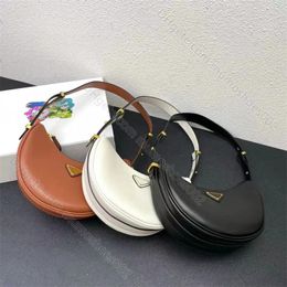 7A High quality Arque leather shoulder bag designers Underarm Crescent pouch Woman Handbag Triangle Hardware Cross body bags clutch totes hobo wallet wholesale