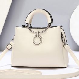 Evening Bags Boutique Luxury Handbag For Women 2023 Litchi Pattern Soft Leather Large Capacity One Shoulder Women's Bag