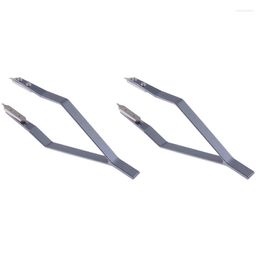 Watch Repair Kits 2X Stainless Steel 7825 V Type Spring Bar Tweezers For