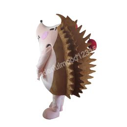 halloween New Hedgehog Mascot Costumes Cartoon Halloween Mascot For Adults costume Party Game Dress