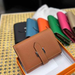 Leather Hasp Designer Wallets Unisex Luxurys Wallets Fashion Casual Designer Bag Coin Purses Female Phone Clutchs 230715