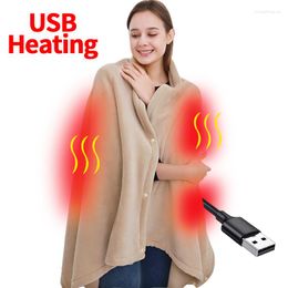 Blankets Electric Blanket Cobijas Heater Bed Body Hand Warmer USB Heated Heating Pad For Period Pain Cobertor Inverno Quente Fret
