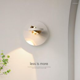 Wall Lamp ZK50 Simple Creative Minimalist Bedside Bedroom Living Room Background Staircase Corridor Lighting Fixtures