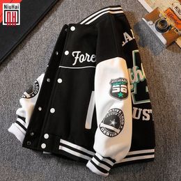 Jackets Autumn Winter Baseball Green Jacket Coat Kids Fashion Clothes For Teens Girls Boys Cardigan 4 To 12 Children Outwear Bomber 230816