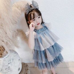 Girl's Dresses Children's Wear Girls' Style Super Foreign June Performance Mesh Princess Dress Birthday Dress