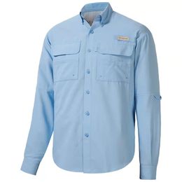 Outdoor Shirts BASSDASH Men's UPF 50 Long Sleeve Fishing Button Down Shirt Performance Quick Dry FS21M 230816