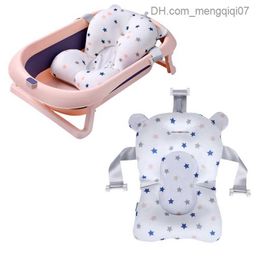 Bathing Tubs Seats Baby shower seat support pad newborn safety bathtub pad adjustable bathtub bathtub baby shower non slip foldable soft pillow Z230817