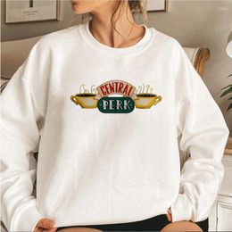 Women's Hoodies Central Perk Sweatshirt Friends TV Show Coffe Shop Pullover Cute Hoodie Vintage Harajuku Sweatshirts