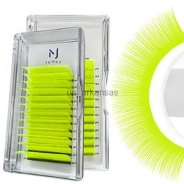 False Eyelashes Colored Lash Extensions D Curl Classic Single Individual Eyelash Extensions Rainbow Colored Natural lashes extension HKD230817