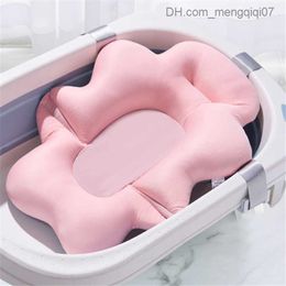 Bathing Tubs Seats Baby Bathtub Cushion Foldable Bathtub Seat Support Cushion Newborn Bathtub Chair Baby Anti slip Soft Comfort Body Cushion Safety Z230817