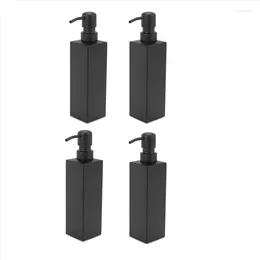 Liquid Soap Dispenser 4X Stainless Steel Handmade Black Bathroom Accessories Kitchen Hardware Convenient Modern