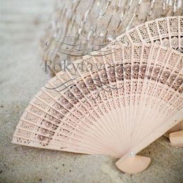 Party Favour 50PCS Personalised Wood Fans Bridal Shower Wedding Favours Anniversary Gifts Event Giveaways Supplies