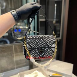 Patent Bag Luxury Bag Women Diamond Hobo-Bag Handbag Tote Shoulder Cross Body Shiny Rhinestone Bag Purse Ladies Clutch