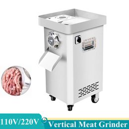 Electric Meat Chopper Pork Fish Meat Grinder Machine Vertical Sausage Filling Stuffer Meat Mincer 2200W