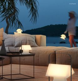 Rechargeable Portable Lamp Terrace Garden Arrangement Ambient Light Villa Lawn Waterproof Floor