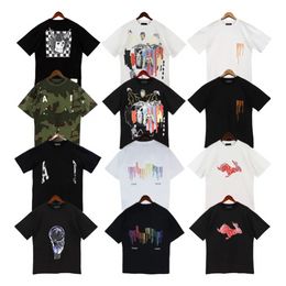 Designer Mens T Shirts mens Womens 2023 Rabbit Year Printed Fashion Man Bunny Shirt Casual A miri Graphic Tee Short Sleeve Luxury Hip Hop Streetwear 06