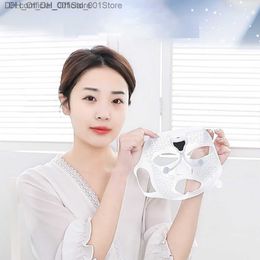 Micro flow skin firming facial massager facial mask silicone soft electronic facial massager beauty equipment home spa skin care Z230817