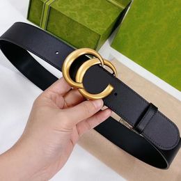 cintura uomo Casual marmont Width 2.0cm 3.0cm 3.5cm 4cm Luxury letters print buckle designer belt for woman fashion belts Genuine Leather lady black Mens famous Belts