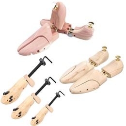 Shoe Parts Accessories Shoe Stretcher Wooden Shoes Tree Shaper Rack Wood Adjustable Flats Pumps Boots Expander Trees Size SML Man Women 230816