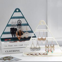 Jewellery Pouches Earring Rack Organiser Hanger Triangle Stand Fashion Accessories Earrings Display