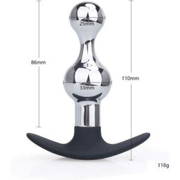 Metal Butt Plug Anal Sex Toys for Adult Men Women anus Plug