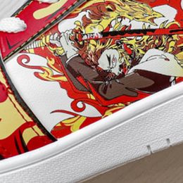 Dress Shoes Nezuko Men Anime Shoes Tokyo Ghoul Cartoon Cosplay Sneakers Demon Slayer Women High Top Vulcanised Running Shoes Drop 230816