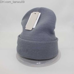 Beanie/Skull Caps Luxury Beanie Hats Solid Colour Lettered Embroidered Wool Hat For Men And Women Street Gorra Ski Hats Z230819