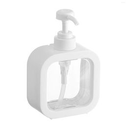 Storage Bottles Clear Plastic Pump Dispensers Square Empty Bathroom Bottle Suitable For And Kitchen