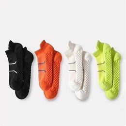 Bike Running Football Sport Man Short Socks Bright Colour Cotton Mesh Breathable Outdoor Basketball Travel Socks Sokken