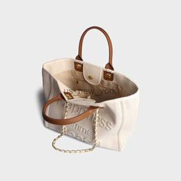Totes Luxury designer Brand Purses And Handbags Canvas Tote Bags Large Capacity Shopper Bags Beach Bag Shoulder Bags Child Mother Bag HKD230818