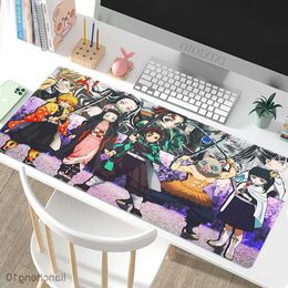 Mouse Pads Wrist Demon Slayer Mouse Pad Gaming Custom New Computer Mousepad Mouse Mat MousePads Soft Carpet Non-Slip Office Mice Pad R230818