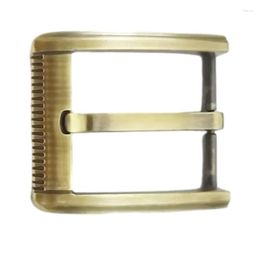 Belts Western Simple Belt Buckle Bronze Color Square Pin Gift For Husband