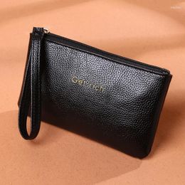Wallets Wallet Women 2023 Lychee Pattern Shiny Soft Leather Clutch PU Long Mobile Phone Bag Coin Purse Wholesale For